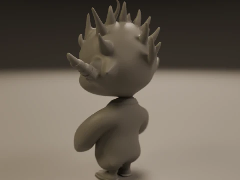 Japanese oni 3D Print Model