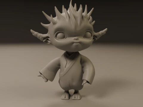 Japanese oni 3D Print Model