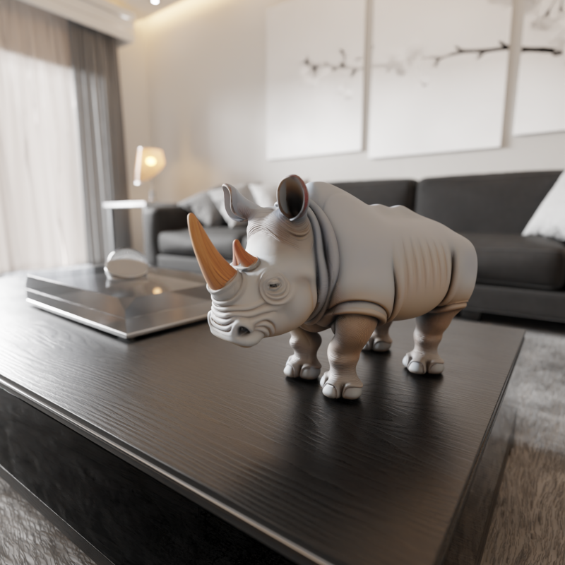 Rhino 3D-Druckmodell .c4d .max .obj .3ds .fbx .stl .blend