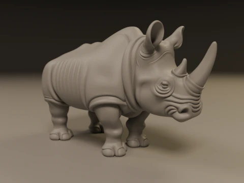 Rhino 3D Print Model