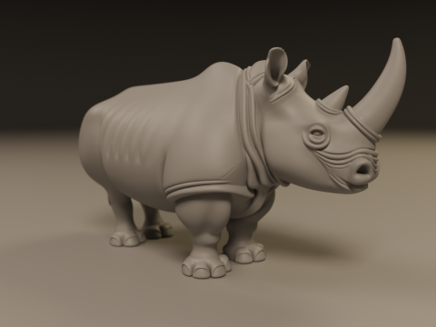 Rhino Model Cetak 3D