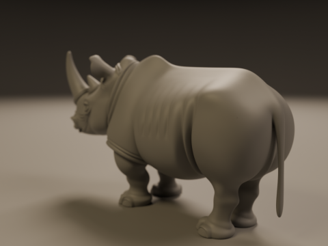 Rhino Model Cetak 3D