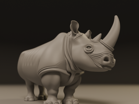 Rhino Model Cetak 3D