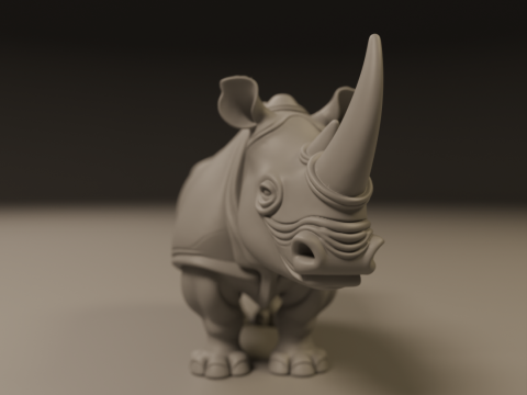 Rhino Model Cetak 3D