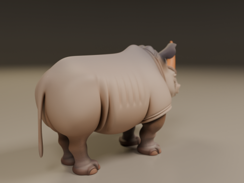 Rhino Model Cetak 3D