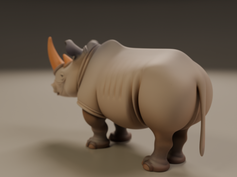 Rhino Model Cetak 3D