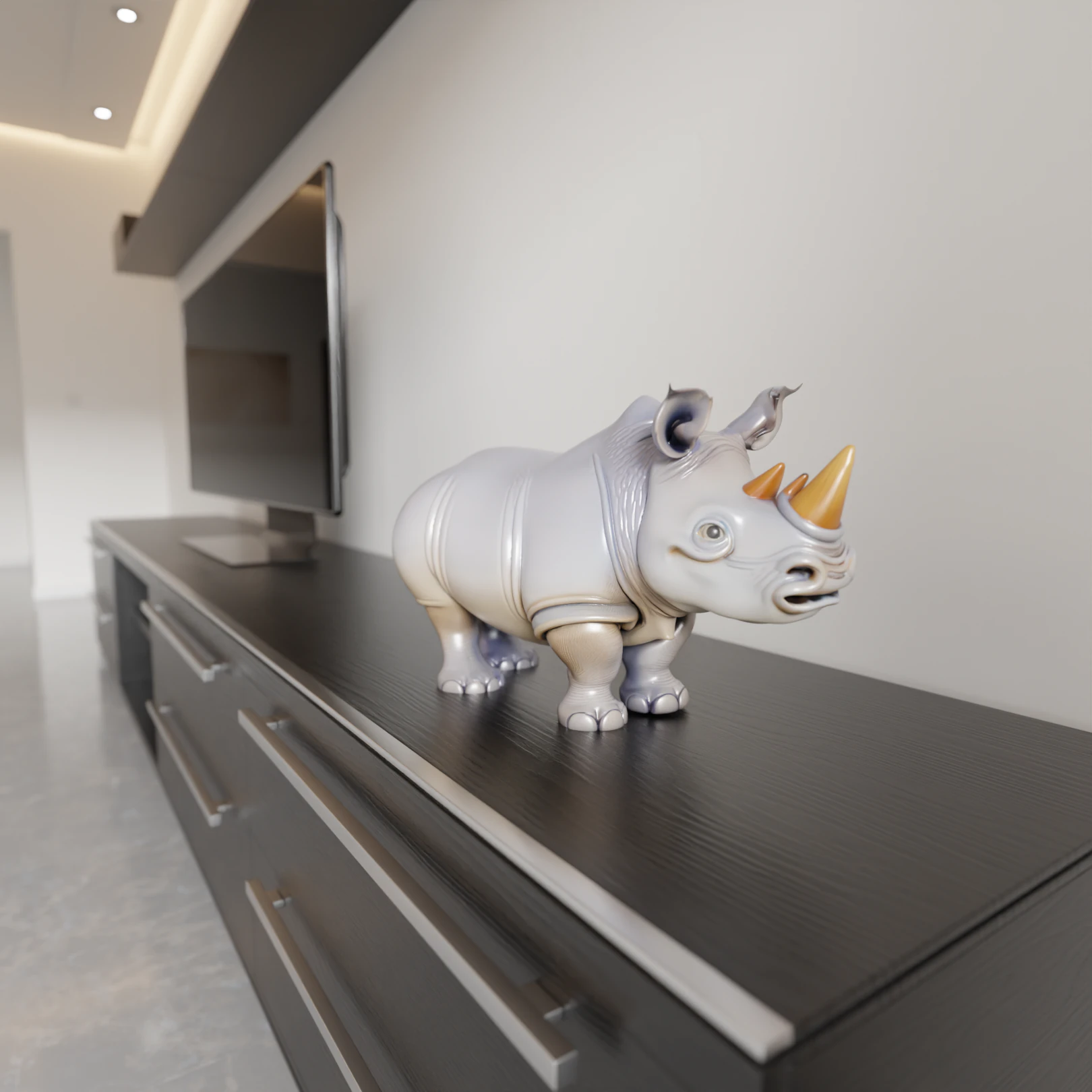 Rhino 3D Print Model .c4d .max .obj .3ds .fbx .stl .blend 