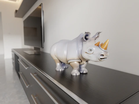 サイ 3Dプリントモデル