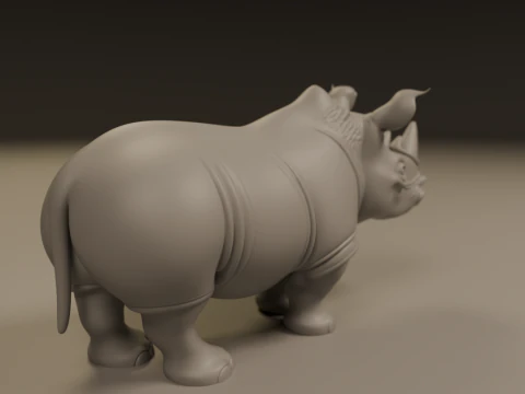 Rhino 3D Print Model