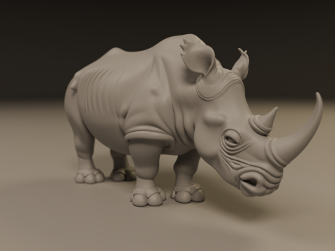 Rhino Modello di stampa 3D