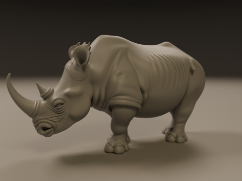 Rhino Modello di stampa 3D