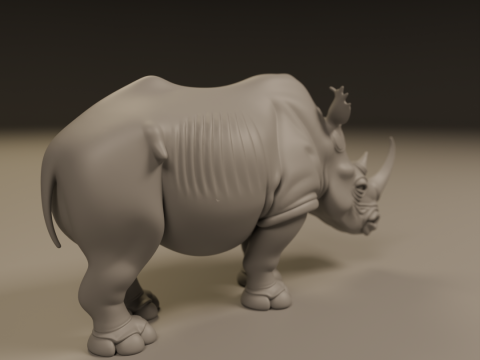 Rhino Modello di stampa 3D