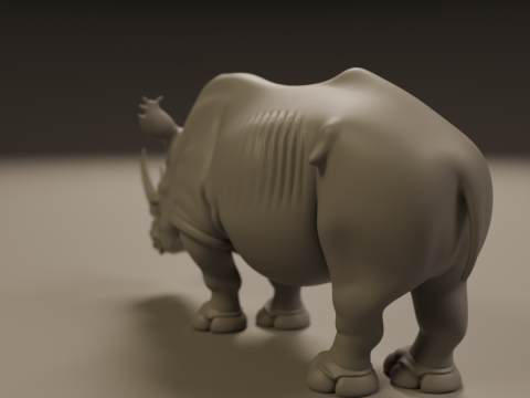 Rhino Modello di stampa 3D