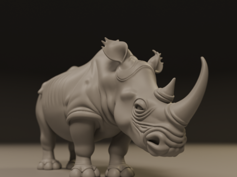 Rhino Modello di stampa 3D