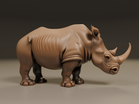 Rhino Modello di stampa 3D