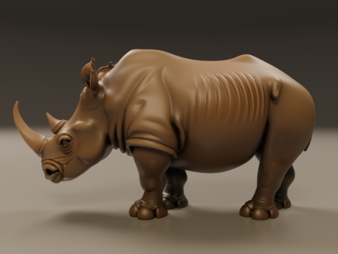 Rhino Modello di stampa 3D