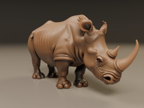 Rhino Modello di stampa 3D