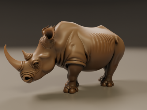 Rhino Modello di stampa 3D
