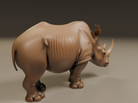 Rhino Modello di stampa 3D