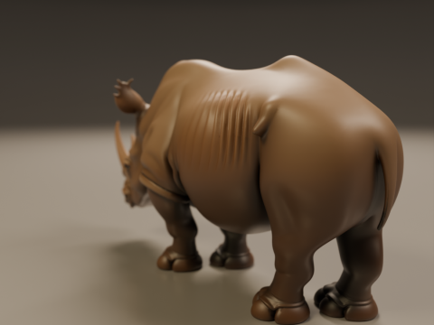 Rhino Modello di stampa 3D
