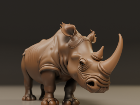 Rhino Modello di stampa 3D
