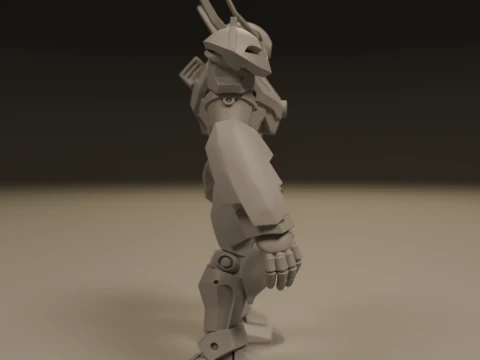 Combat robot 3D Print Model