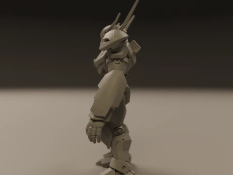 Combat robot 3D Print Model
