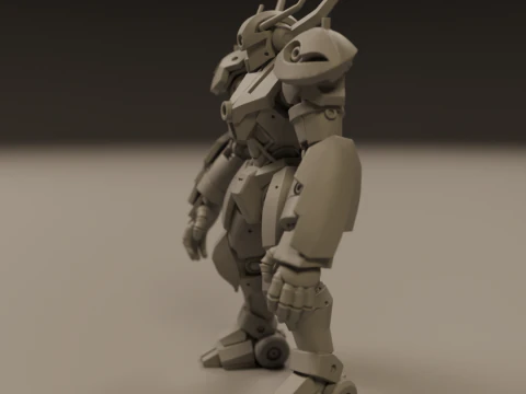 Combat robot 3D Print Model