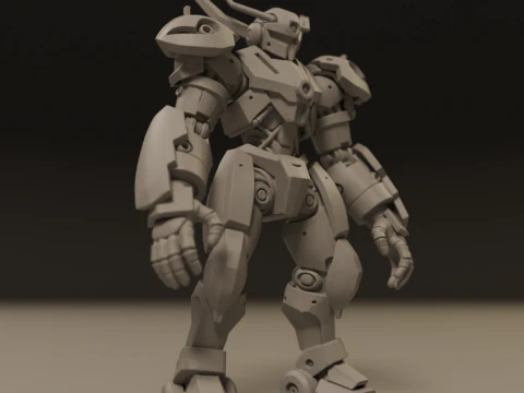 Combat robot 3D Print Model