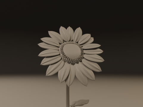 Sunflower Modelo de Impressão 3D