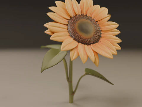 Girasol Modelo de impresión 3D