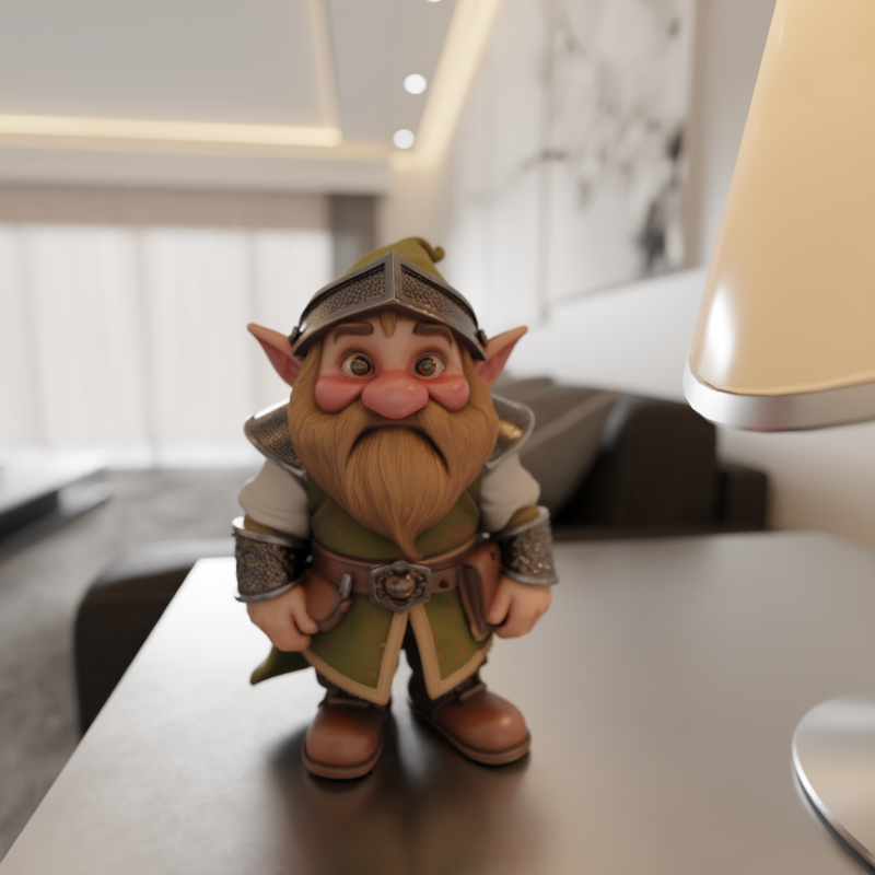 Medieval dwarf 3D Print Model .c4d .max .obj .3ds .fbx .stl .blend