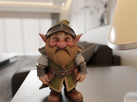 Medieval dwarf 3D 프린트 모델