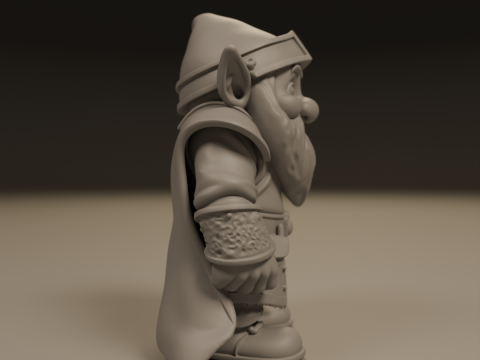 Medieval dwarf 3D Print Model