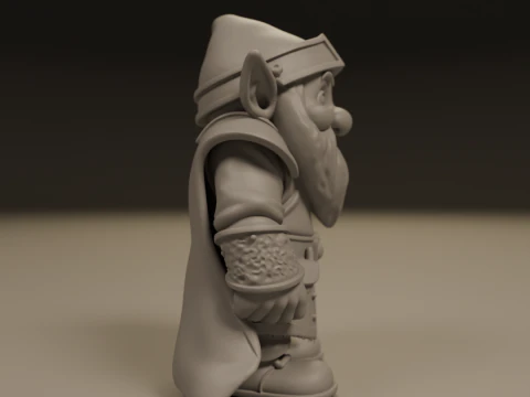 Medieval dwarf 3D Print Model
