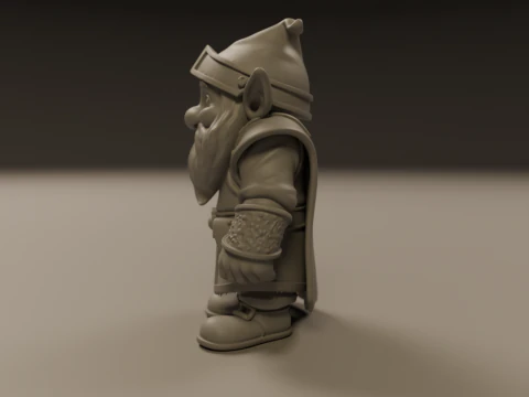 Medieval dwarf 3D Print Model