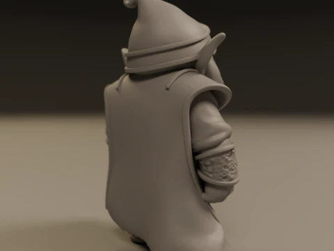 Medieval dwarf 3D Print Model