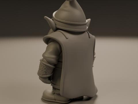 Medieval dwarf 3D Print Model