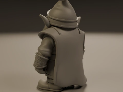 Medieval dwarf 3D Print Model