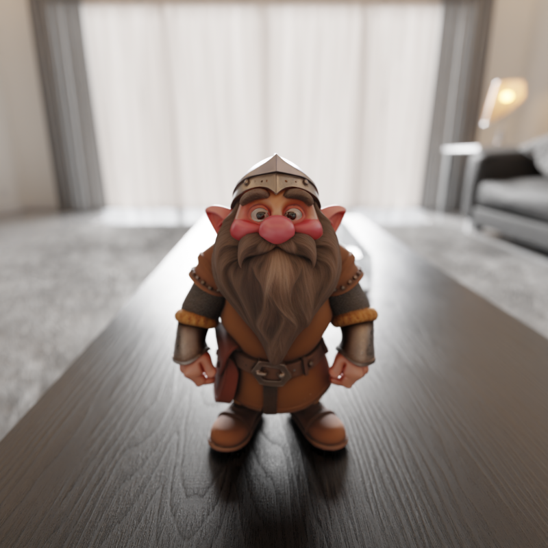 Medieval dwarf 3D Baskı Modeli .c4d .max .obj .3ds .fbx .stl .blend