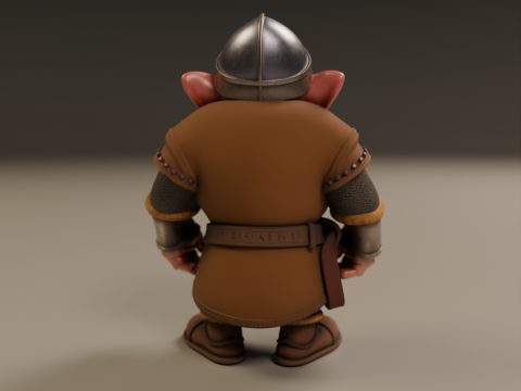 Medieval dwarf 3D Baskı Modeli