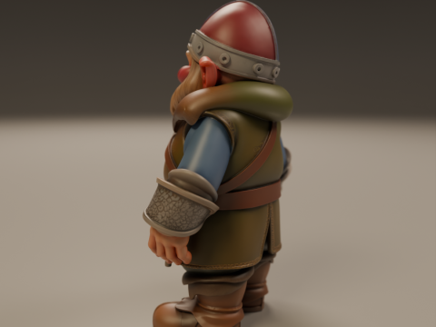 Medieval dwarf 3D Baskı Modeli