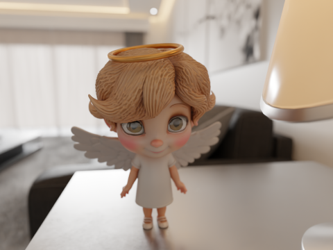 Cute angel 3D Print Model