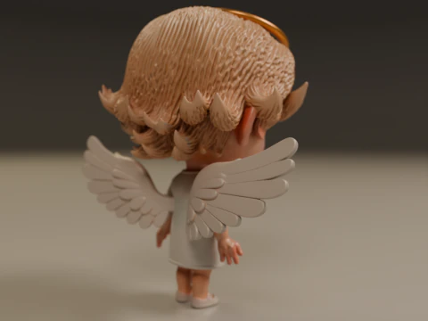 Anjo fofo Modelo de Impressão 3D