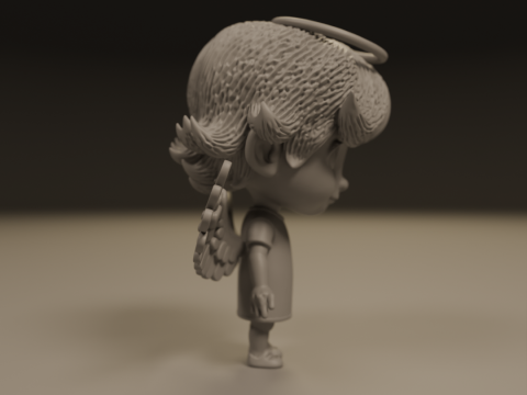Cute angel Modello di stampa 3D