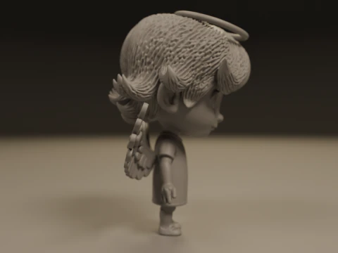 Anjo fofo Modelo de Impressão 3D