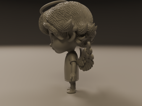 Cute angel Modello di stampa 3D