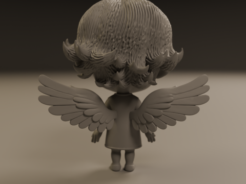 Cute angel Modello di stampa 3D