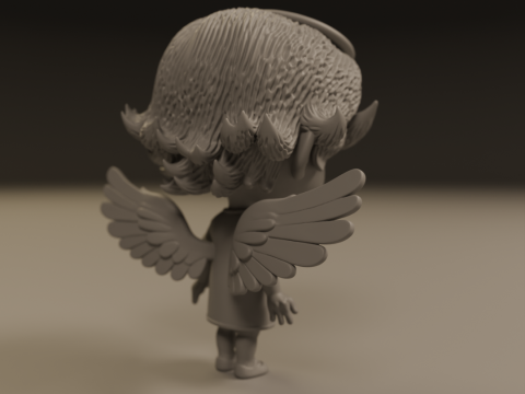 Cute angel Modello di stampa 3D