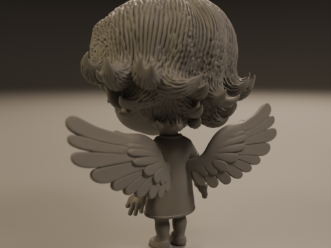 Cute angel Modello di stampa 3D